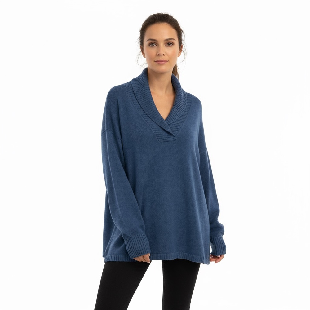 NWT Cotton Ginny XL Women's Blue Sweater